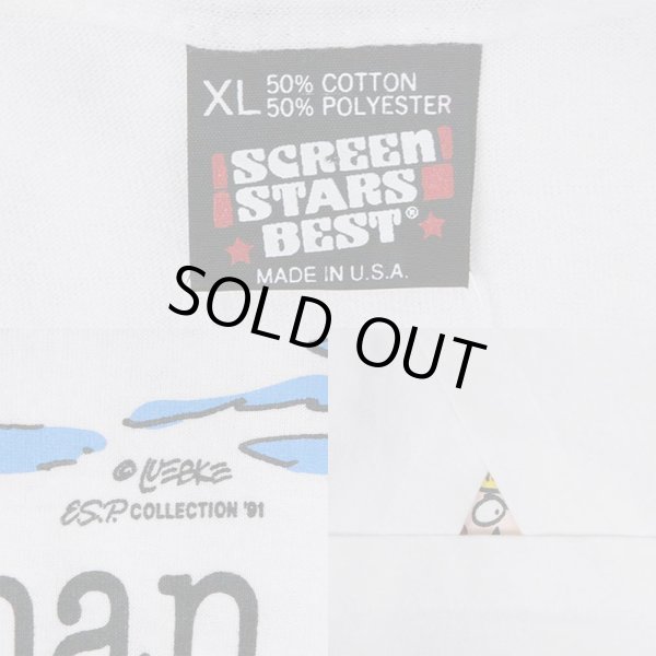 画像2: 90's Mr.Fisherman プリントTシャツ "MADE IN USA" (2)