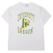 画像1: 90's OREGON DUCK カレッジプリントTシャツ “RUSSELL BODY / MADE IN USA” (1)