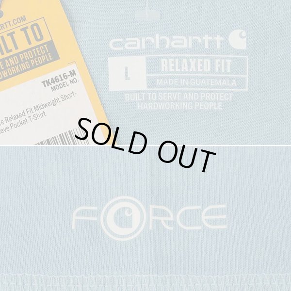 画像3: Carhartt FORCE ポケットTシャツ “新品 / Lt. BLUE” (3)