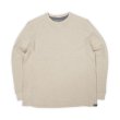 画像1: Eddie Bauer 前V サーマルカットソー "DEADSTOCK / OATMEAL" (1)
