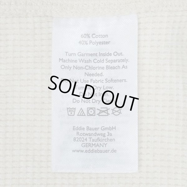 画像3: Eddie Bauer 前V サーマルカットソー "DEADSTOCK / OATMEAL" (3)