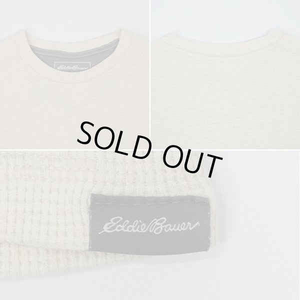 画像4: Eddie Bauer 前V サーマルカットソー "DEADSTOCK / OATMEAL" (4)