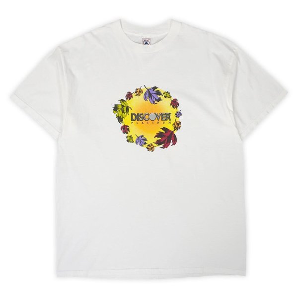 画像1: Early 00's DISCOVER PLATINUM プリントTシャツ "US COMPONENTS" (1)