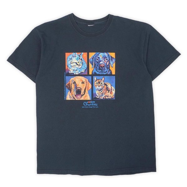 画像1: 00's PetSmart Charities アニマルプリントTシャツ (1)