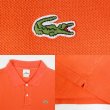 画像3: 00's LACOSTE L/S ポロシャツ "DESIGNED IN FRANCE / ORANGE" (3)