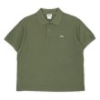画像1: 90's LACOSTE ポロシャツ “DESIGNED IN FRANCE / OLIVE” (1)