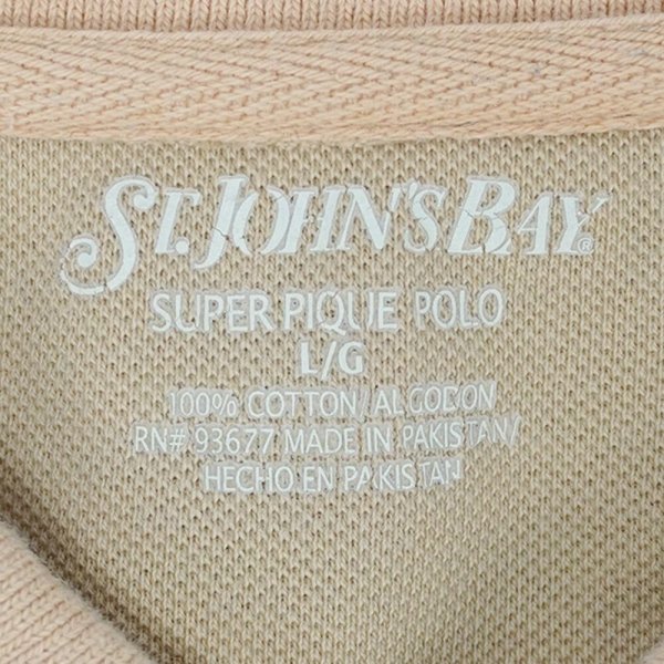 画像2: 00's ST JOHN'S BAY マルチボーダー ポロシャツ (2)