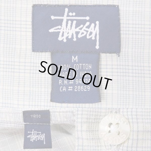 画像3: 00's OLD STUSSY S/S コットンシャツ (3)