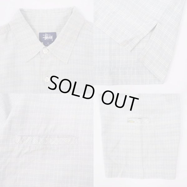 画像4: 00's OLD STUSSY S/S コットンシャツ (4)