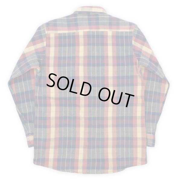 画像2: 90's FIVE BROTHER ヘビーネルシャツ (2)