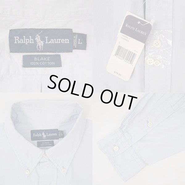 画像3: 90's Polo Ralph Lauren ボタンダウンシャツ “BLAKE / DEADSTOCK” (3)