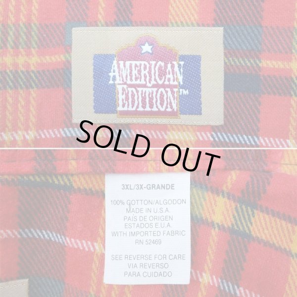 画像4: 90's AMERICAN EDITION プリントネルシャツ “MADE IN USA / DEADSTOCK” (4)
