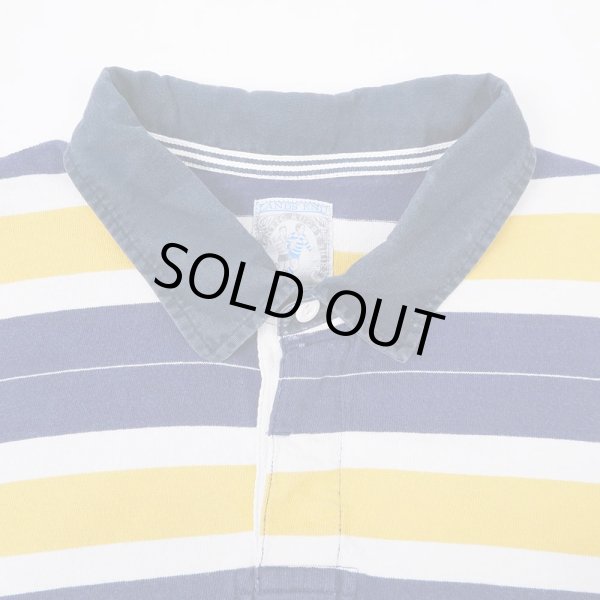 画像3: 00's LANDS' END マルチボーダー柄 ラガーシャツ (3)