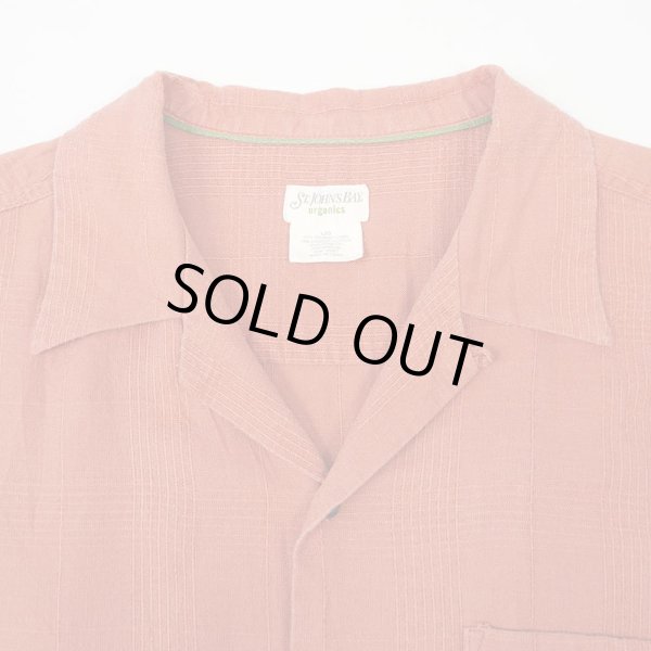 画像3: 00's ST JOHN'S BAY S/S オープンカラーシャツ "Linen×Cotton" (3)