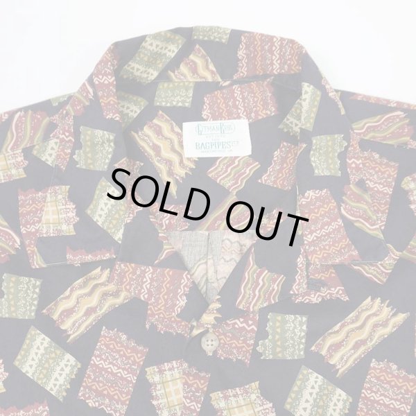 画像3: 90's GITMAN BROS 総柄 オープンカラーシャツ (3)