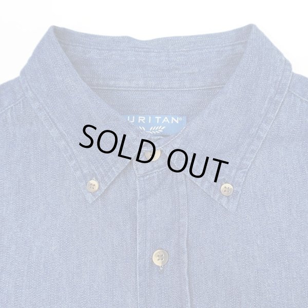 画像3: 00's Puritan S/S デニムボタンダウンシャツ “DEADSTOCK” (3)