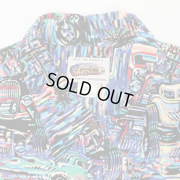 画像3: 90's Reyn Spooner レーヨンハワイアンシャツ "ART OF EDDY Y" (3)