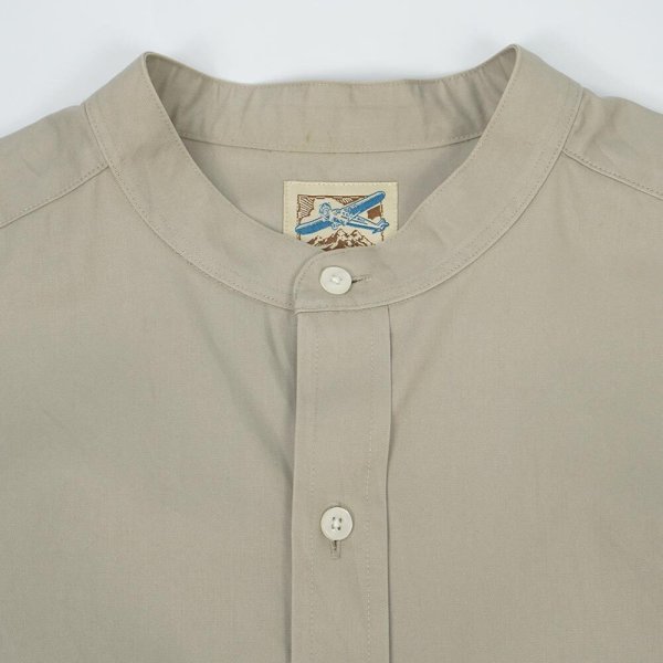 画像3: 90-00's TRAVEL SMITH バンドカラーシャツ (3)