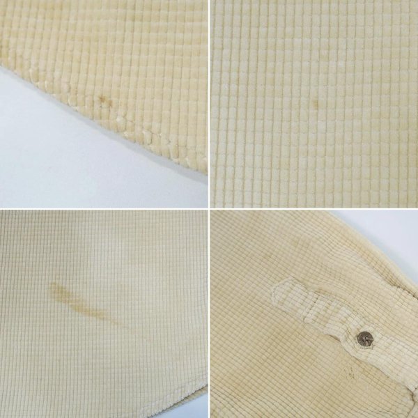 画像5: 90's THE TERRITORY AHEAD グリッドコーデュロイ ワークシャツ "BEIGE" (5)