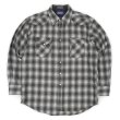 画像1: 00's Pendleton ウールウエスタンシャツ "Ombre Plaid" (1)
