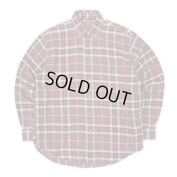 画像1: Late 90's ST JOHN'S BAY フランネル ボタンダウンシャツ (1)