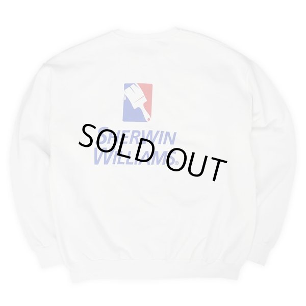 画像2: 00's SHERWIN WILLIAMS ロゴプリントスウェット "DEADSTOCK" (2)