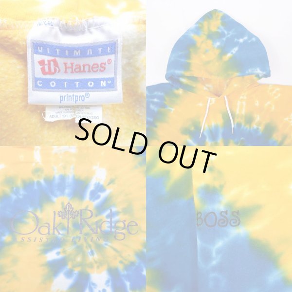 画像3: 90's Hanes タイダイ染め スウェットパーカー (3)