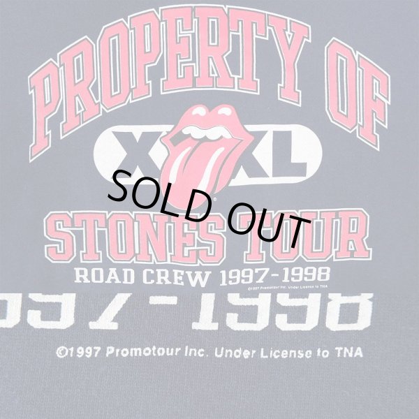 画像2: 90's ROLLING STONES スウェットパーカー “ROAD CREW / MADE IN USA” (2)