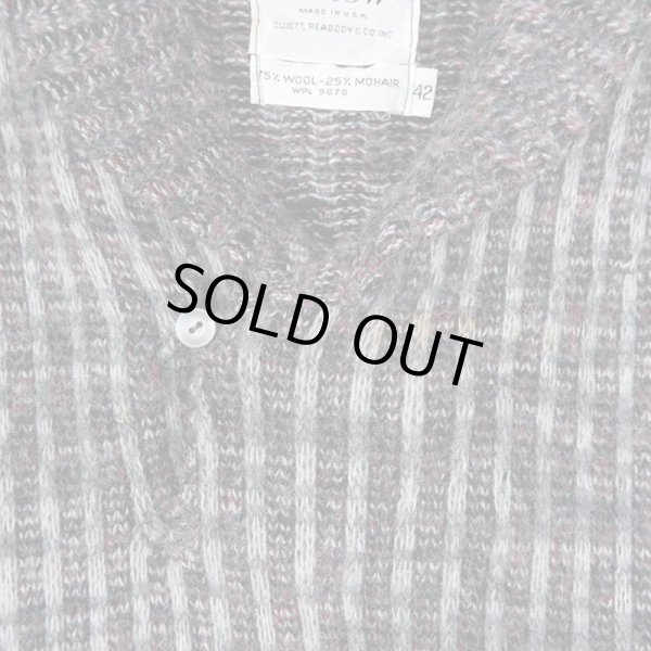 画像3: 60's Arrow ショールカラー モヘアニット (3)
