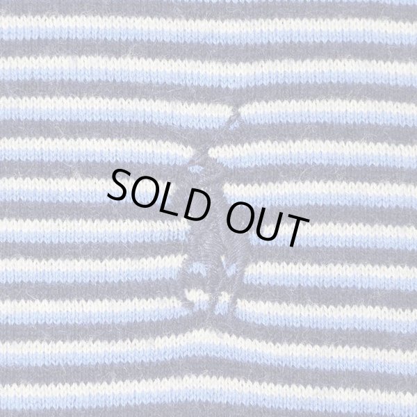 画像4: 90's Polo Ralph Lauren マルチボーダー柄 ニットポロ "POLO GOLF / COTTON×CASHMERE" (4)