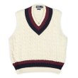 画像1: 00's Polo Ralph Lauren チルデンニットベスト "HAND KNIT" (1)