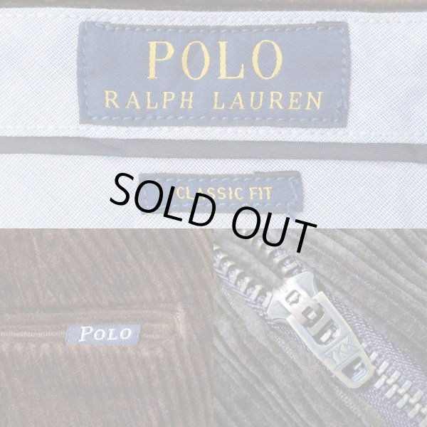 画像3: 00's Polo Ralph Lauren 太畝コーデュロイ トラウザー "CLASSIC FIT / W32 L32" (3)