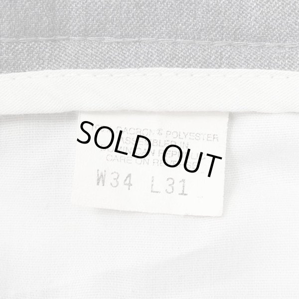 画像4: 90's Levi's アクションスラックス "GRAY / 実寸W34 L27" (4)