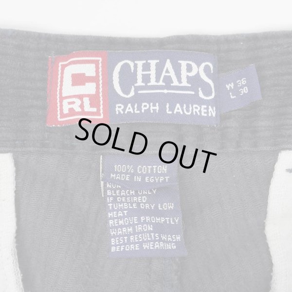 画像3: 90's CHAPS Ralph Lauren 2タック 太畝コーデュロイトラウザー (3)