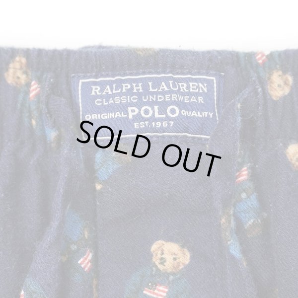 画像2: 00's Polo Ralph Lauren 総柄 スリーピングパンツ "POLO BEAR" (2)