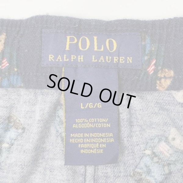 画像3: 00's Polo Ralph Lauren 総柄 スリーピングパンツ "POLO BEAR" (3)