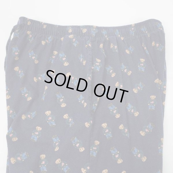 画像4: 00's Polo Ralph Lauren 総柄 スリーピングパンツ "POLO BEAR" (4)