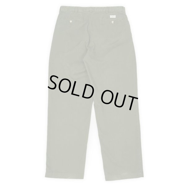 画像2: 90's Polo Ralph Lauren 2タック チノトラウザー "ANDREW PANT / OLIVE" (2)