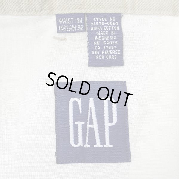 画像3: 90's OLD GAP 2タック チノトラウザー (3)