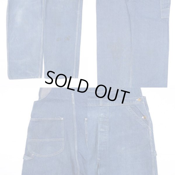 画像6: 60's Lee デニムオーバーオール "JELT DENIM" (6)