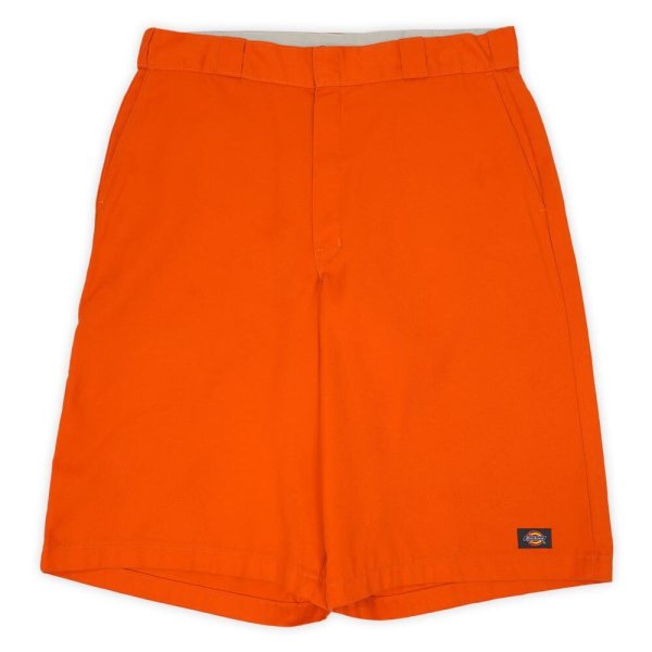 画像1: 00's Dickies ワークショーツ "ORANGE / W36" (1)