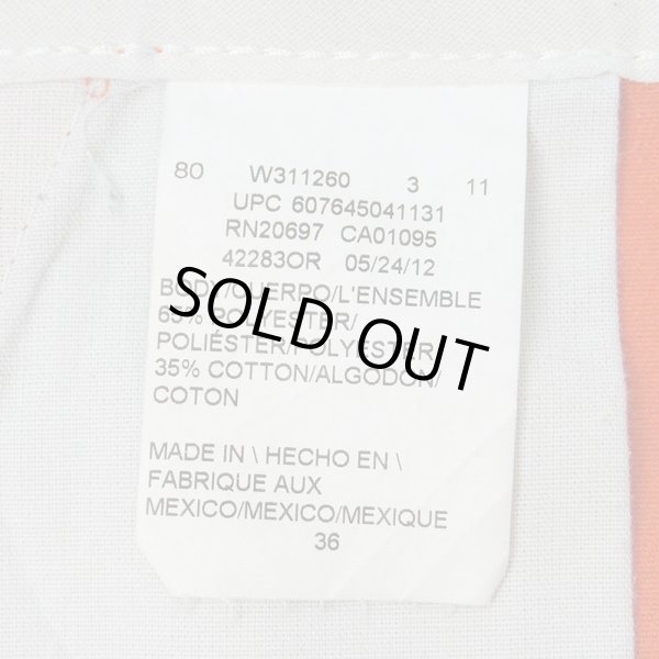 画像4: 00's Dickies ワークショーツ "ORANGE / W36" (4)