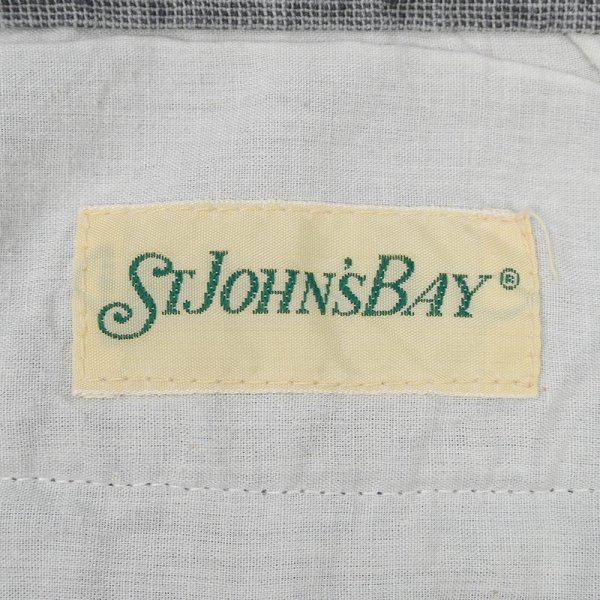 画像3: 90's ST JOHN'S BAY 2タック コットンリネンショーツ (3)