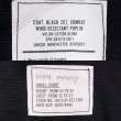 画像4: 97's US.ARMY BLACK357 BDUジャケット "DEADSTOCK / SMALL-SHORT" (4)