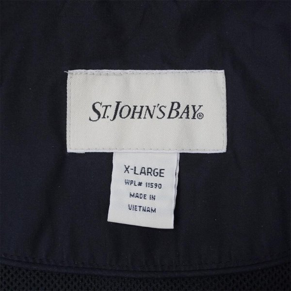 画像2: 00's ST JOHN'S BAY スタンドカラージャケット "BLACK" (2)