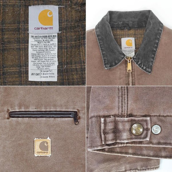 画像3: Early 00's Carhartt デトロイトジャケット "MADE IN USA / CHT" (3)