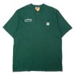 画像1: Carhartt ヘンリーネック Tシャツ “企業ロゴ刺繍 / DEADSTOCK” (1)