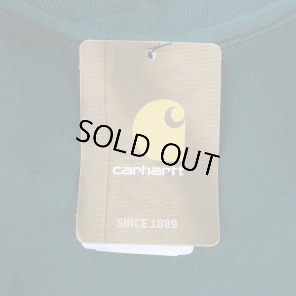 画像3: Carhartt ヘンリーネック Tシャツ “企業ロゴ刺繍 / DEADSTOCK” (3)