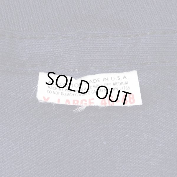画像2: 70's Fruit of the loom ポケットTシャツ "DEADSTOCK / NAVY / MADE IN USA" (2)