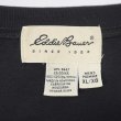画像2: 90's Eddie Bauer L/S ブランクTシャツ "白タグ / BLACK" (2)